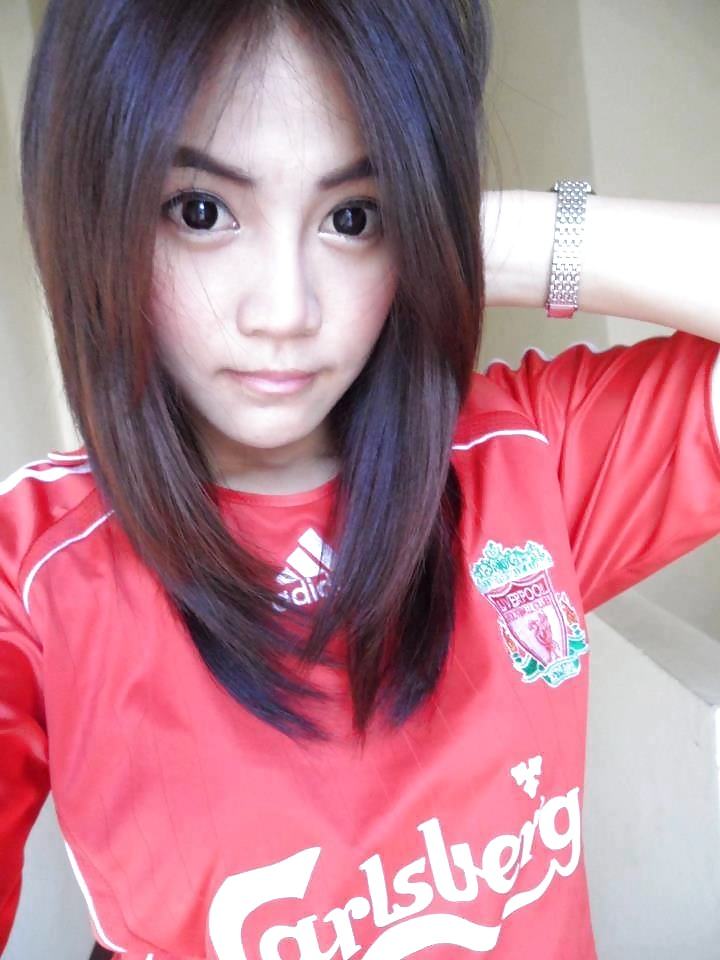 Amateur Self Shot In Football Shirts Thai #25636113