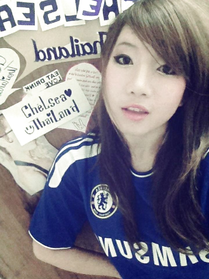 Amateur Self Shot In Football Shirts Thai #25636269