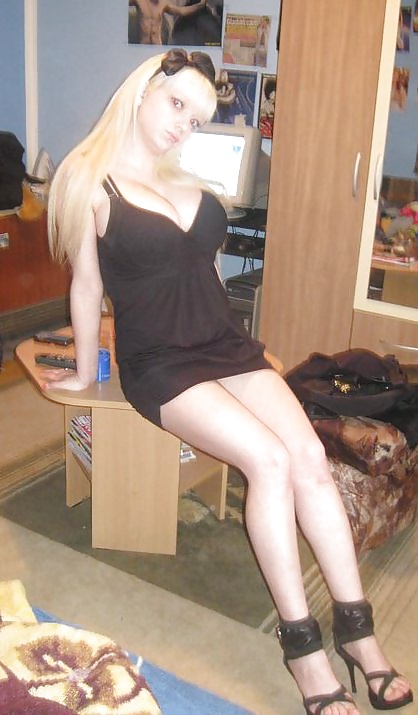 Big tits blonde Polish slag whore #24050940