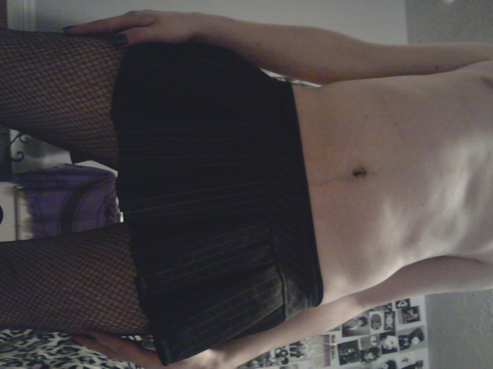 Me in my skirt and fishnet tights #29073368