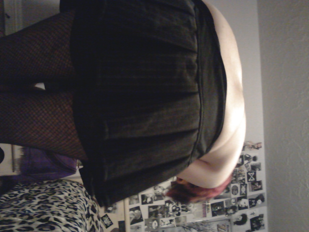 Me in my skirt and fishnet tights #29073377
