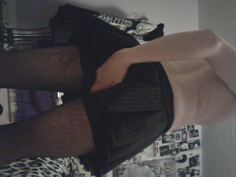 Me in my skirt and fishnet tights #29073382