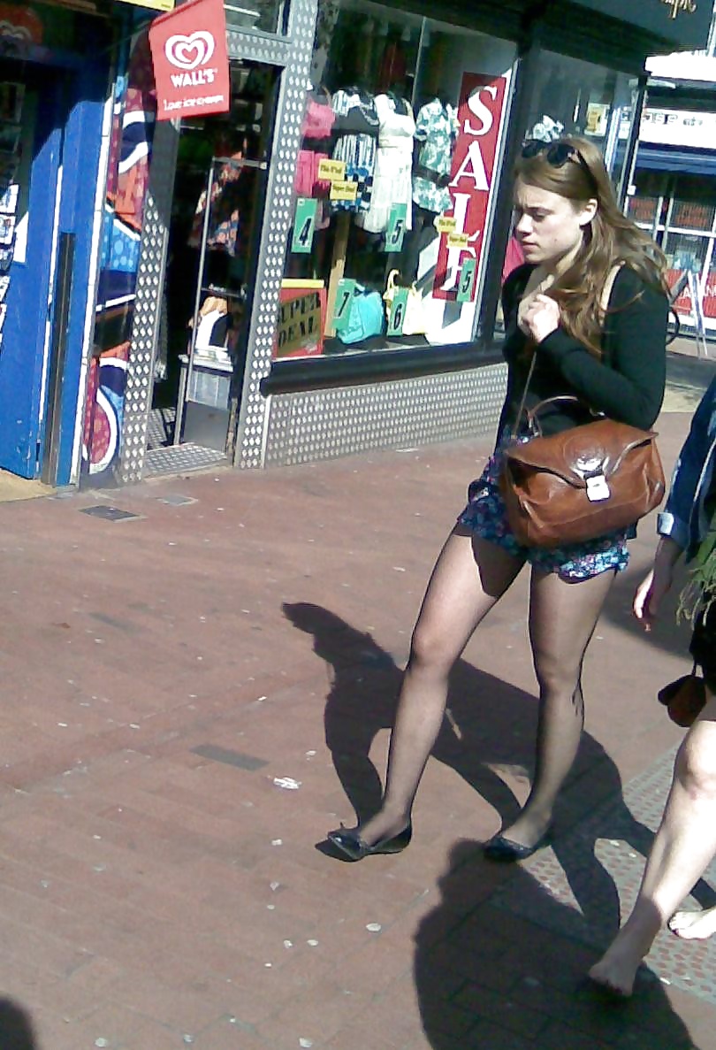 Nylon upskirt - STREET VIEW 8 #30617621