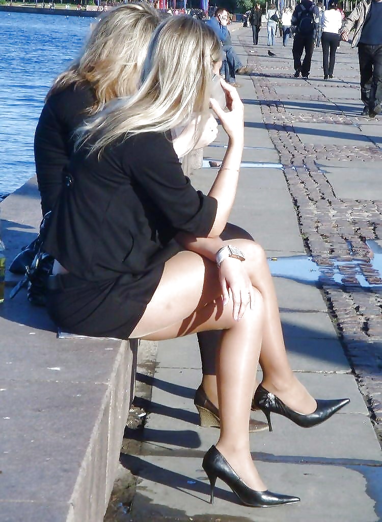 Nylon upskirt - street view 8
 #30617645