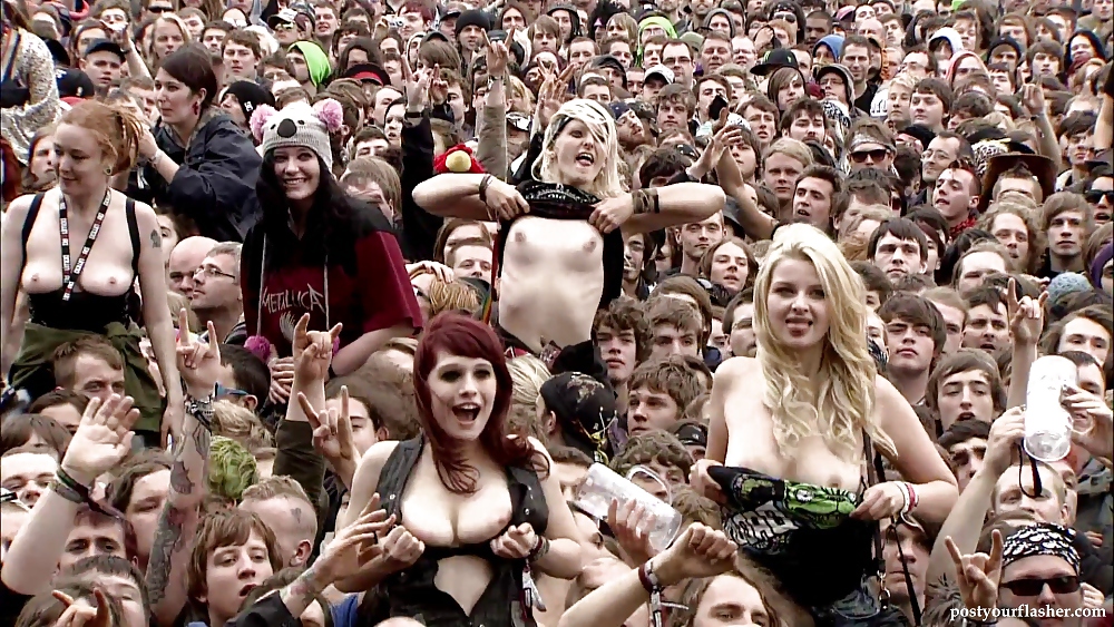 Flashing at UK Metal Concert #26355709