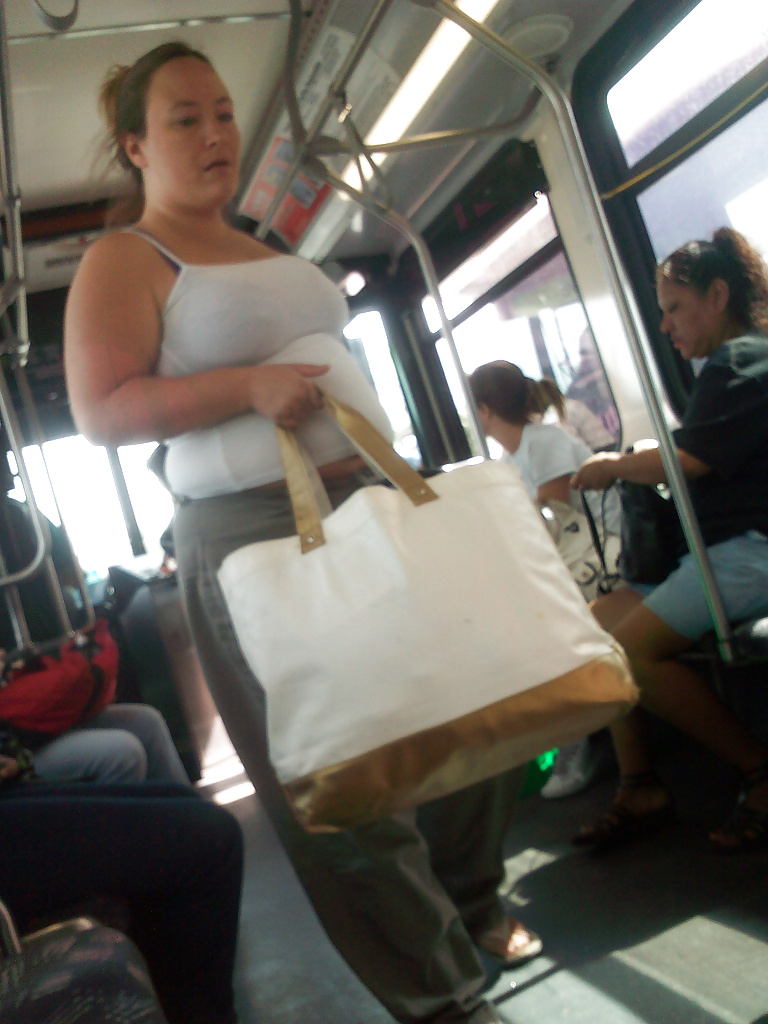 Candid Fatty Tanktop Tits #33343209