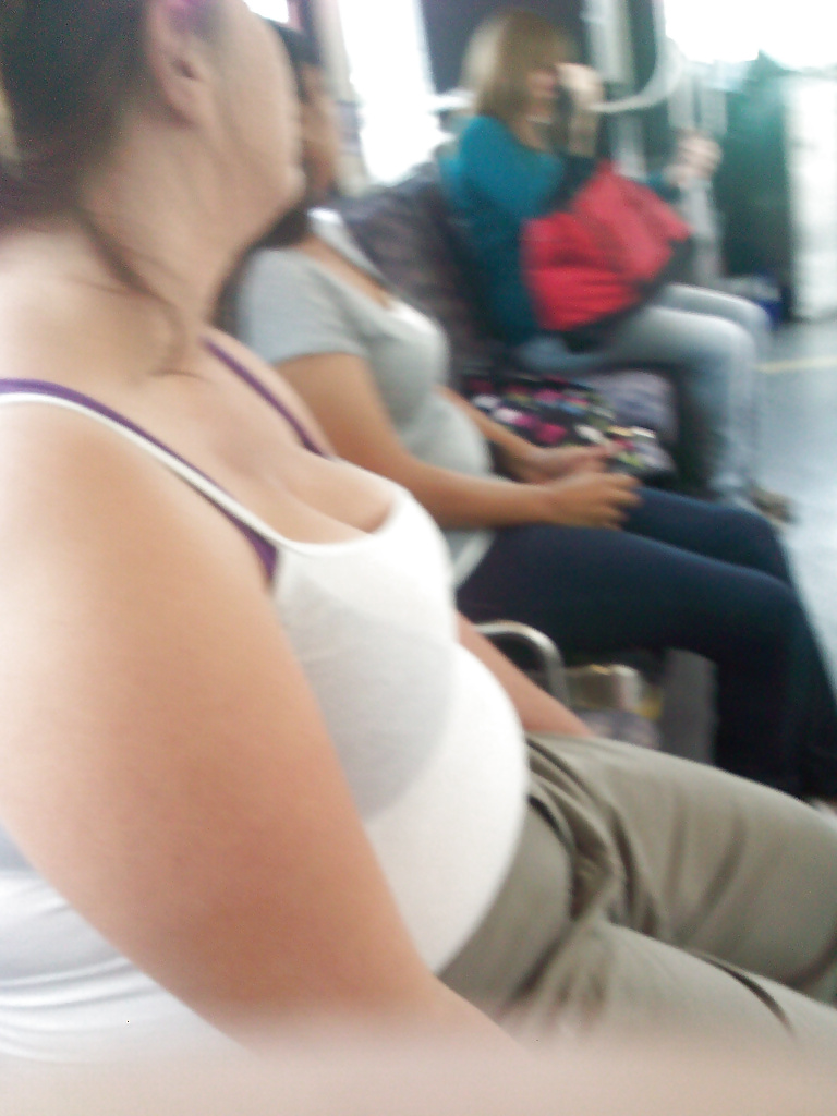 Candid Fatty Tanktop Tits #33343218