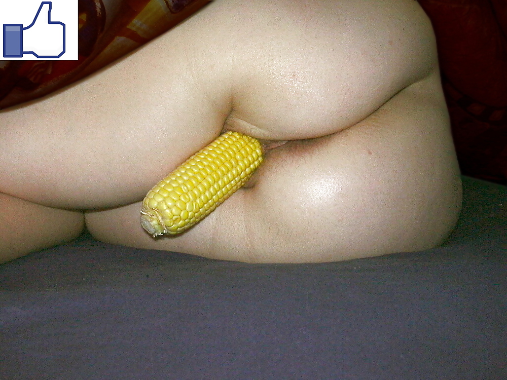 Shy girl must suffer penetration with a corn cob #36975157