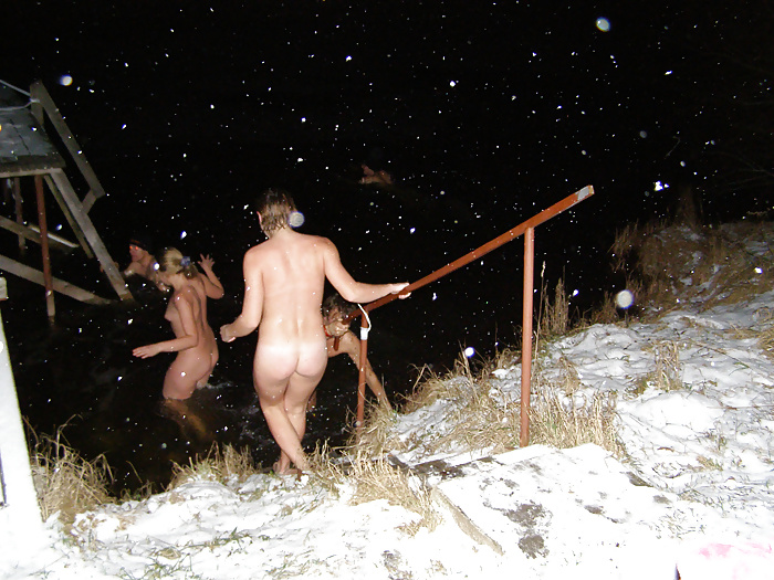 Winter-nude Russland #34899211
