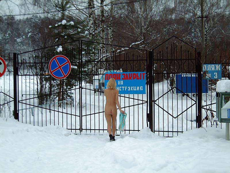 Winter-nude Russland #34899289