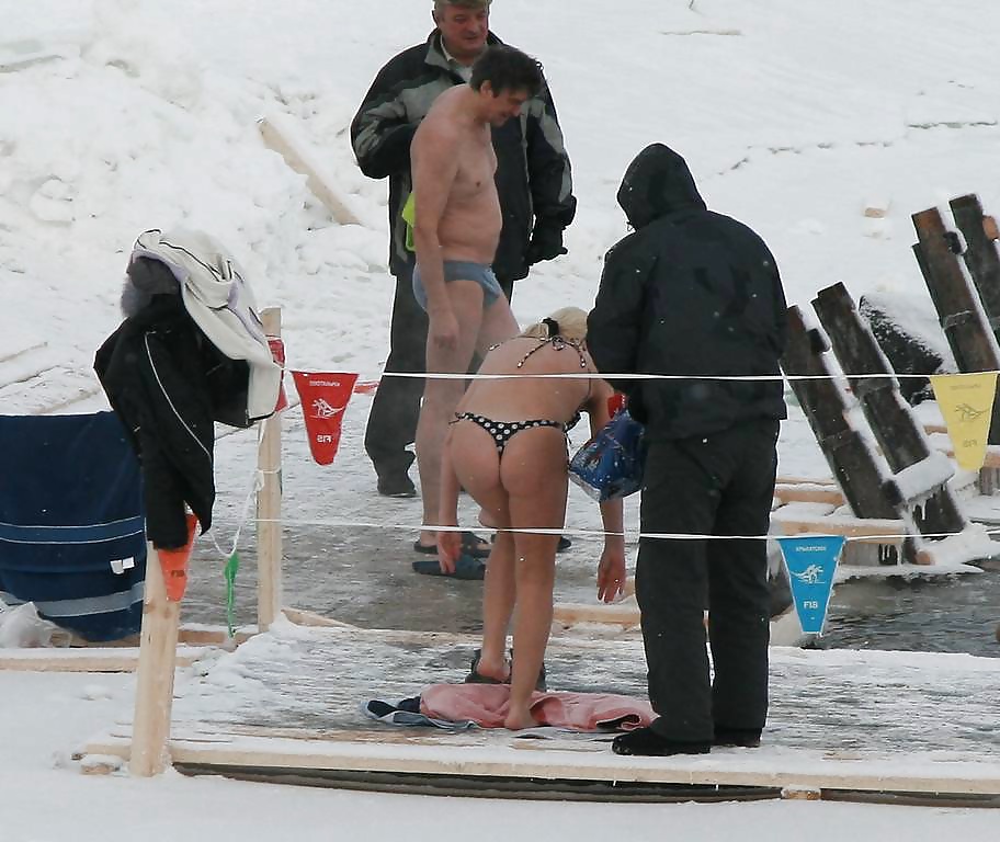 Winter-nude Russland #34899316