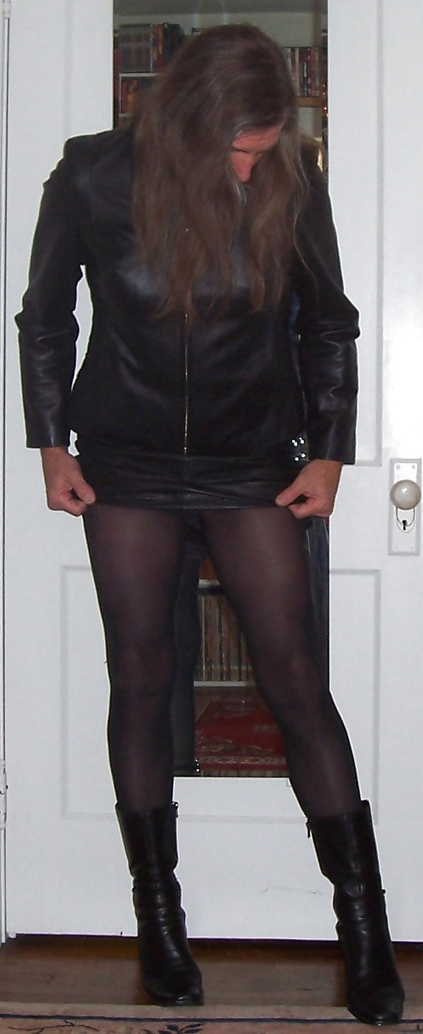 Crossdressing - More Black Leather #23865662
