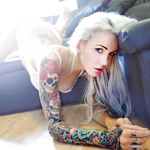Fantasy-Amazing Emo Tattoo Ink Punk Women #34871911