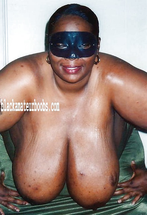 Black Big Titty Mature Wearing A Mask #24594774