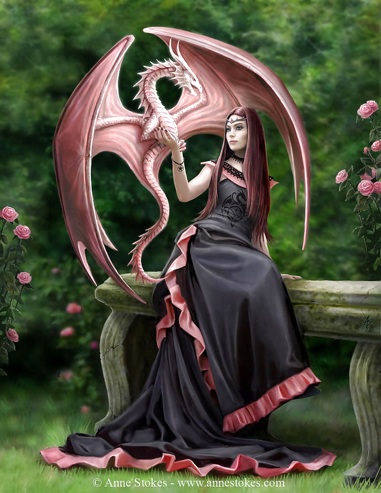 El gran arte de anne stokes...a una persona muy especial
 #33573369