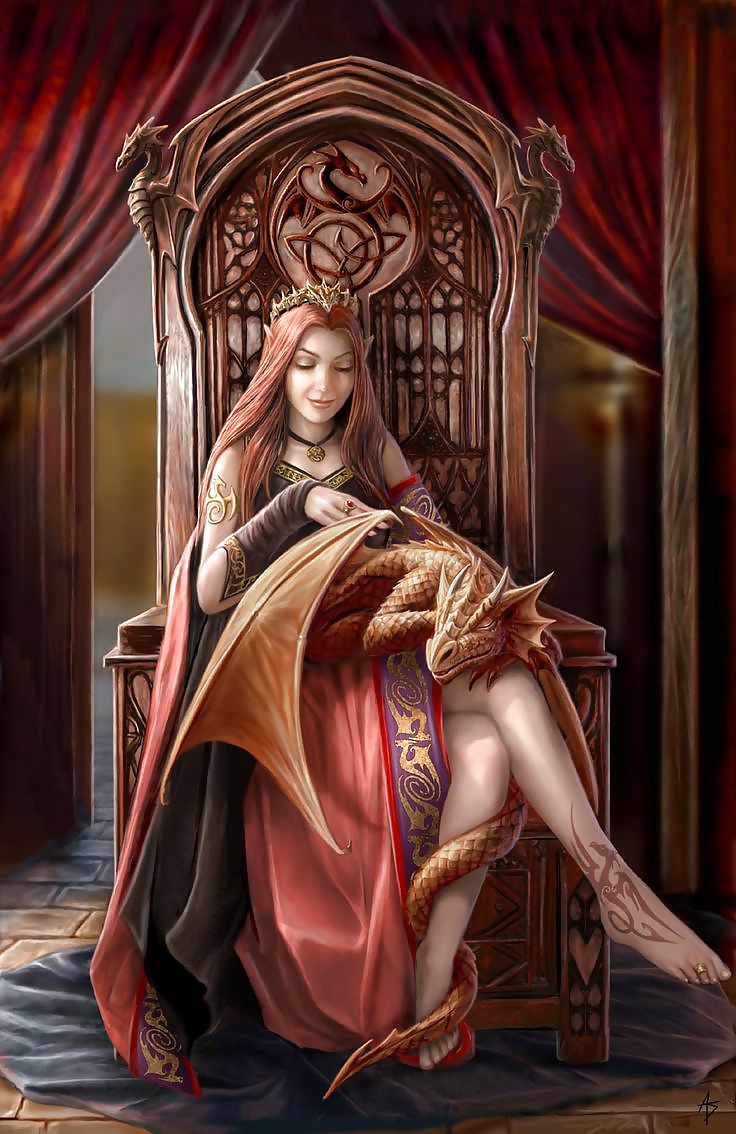 The great art of anne stokes...to a very special person
 #33573482