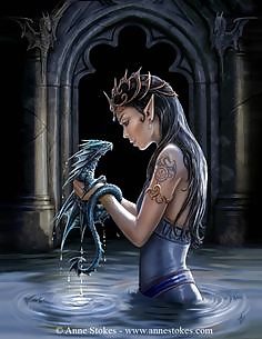 The great art of anne stokes...to a very special person
 #33573577