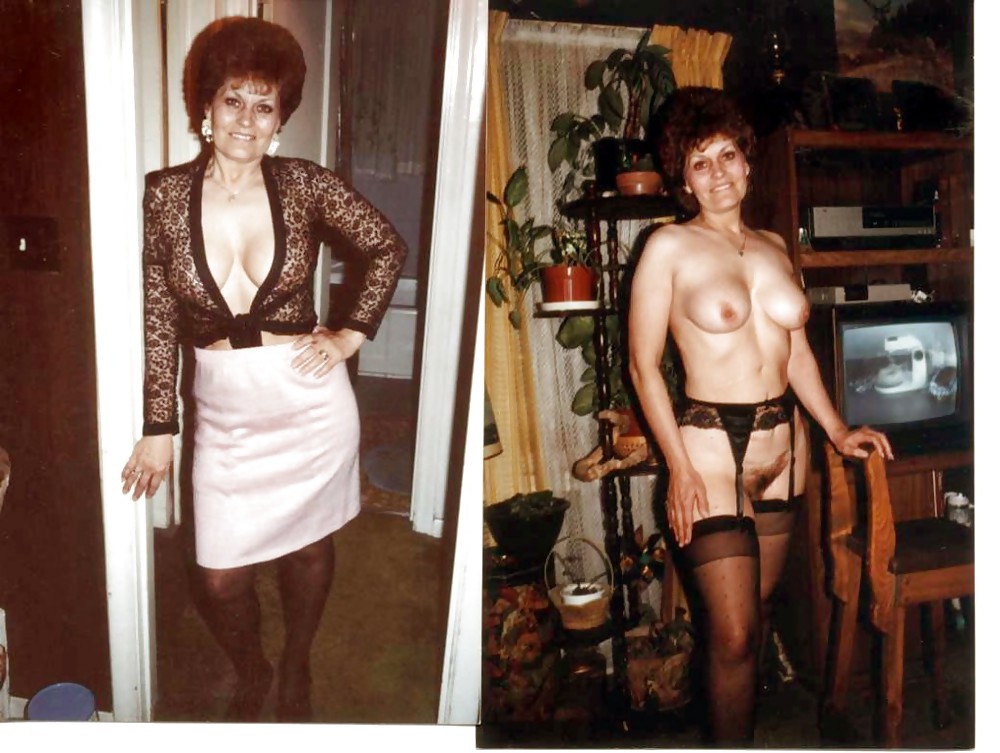 Vestida y desvestida: jóvenes y milfs vintage
 #35991621