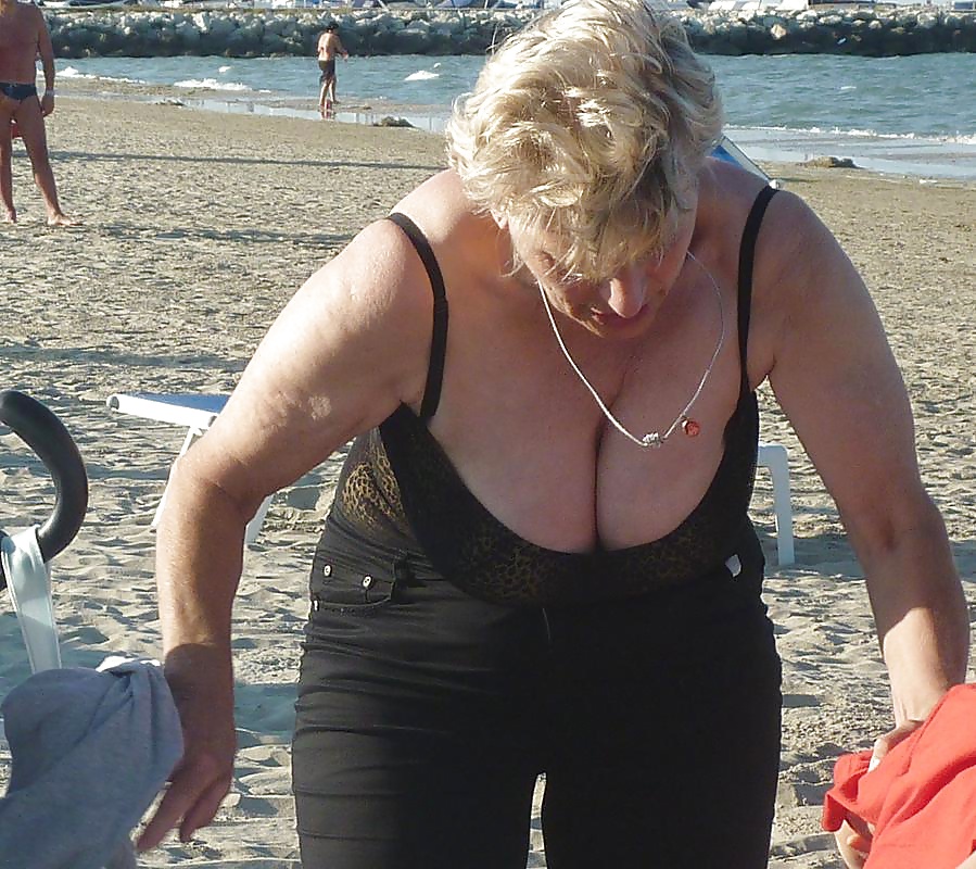 Big Breasted Beach Matures #31509111