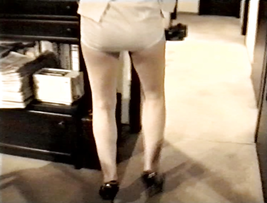 SAG - Sexy Tits & Legs In White Short Mini Costume 04 #34812560