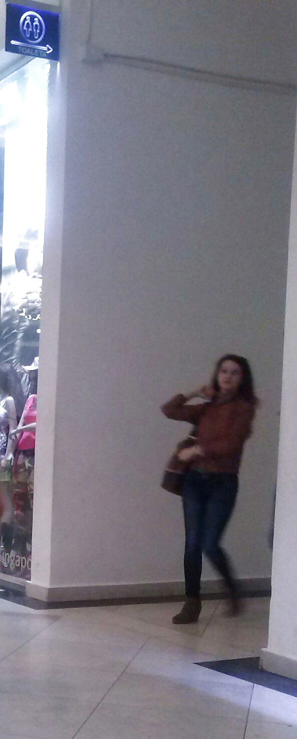 Spy girl in mall romanian #24162816
