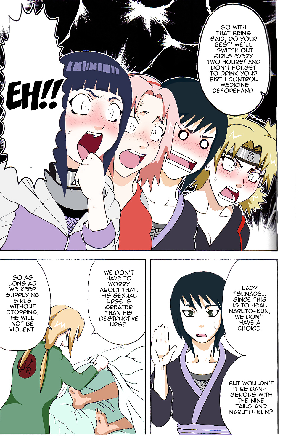 Naruto-Tsunades Sexual Therapy Color Eng  #25042384