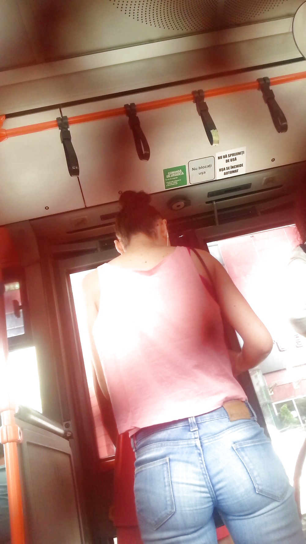 Espion Vieux + Jeune En Bus Romanian #27798338