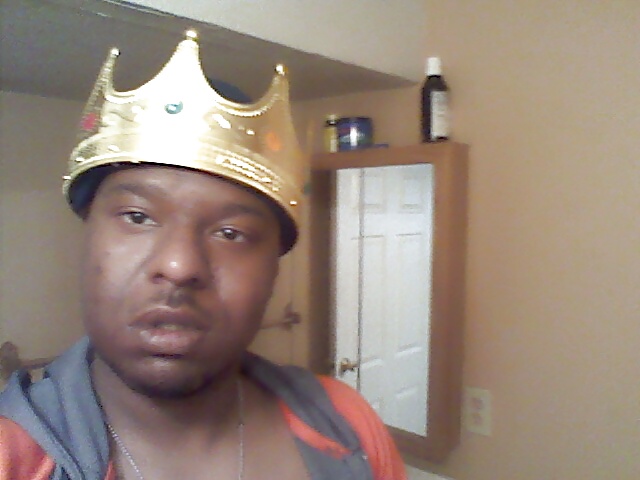 Black king with crown on! #24976693