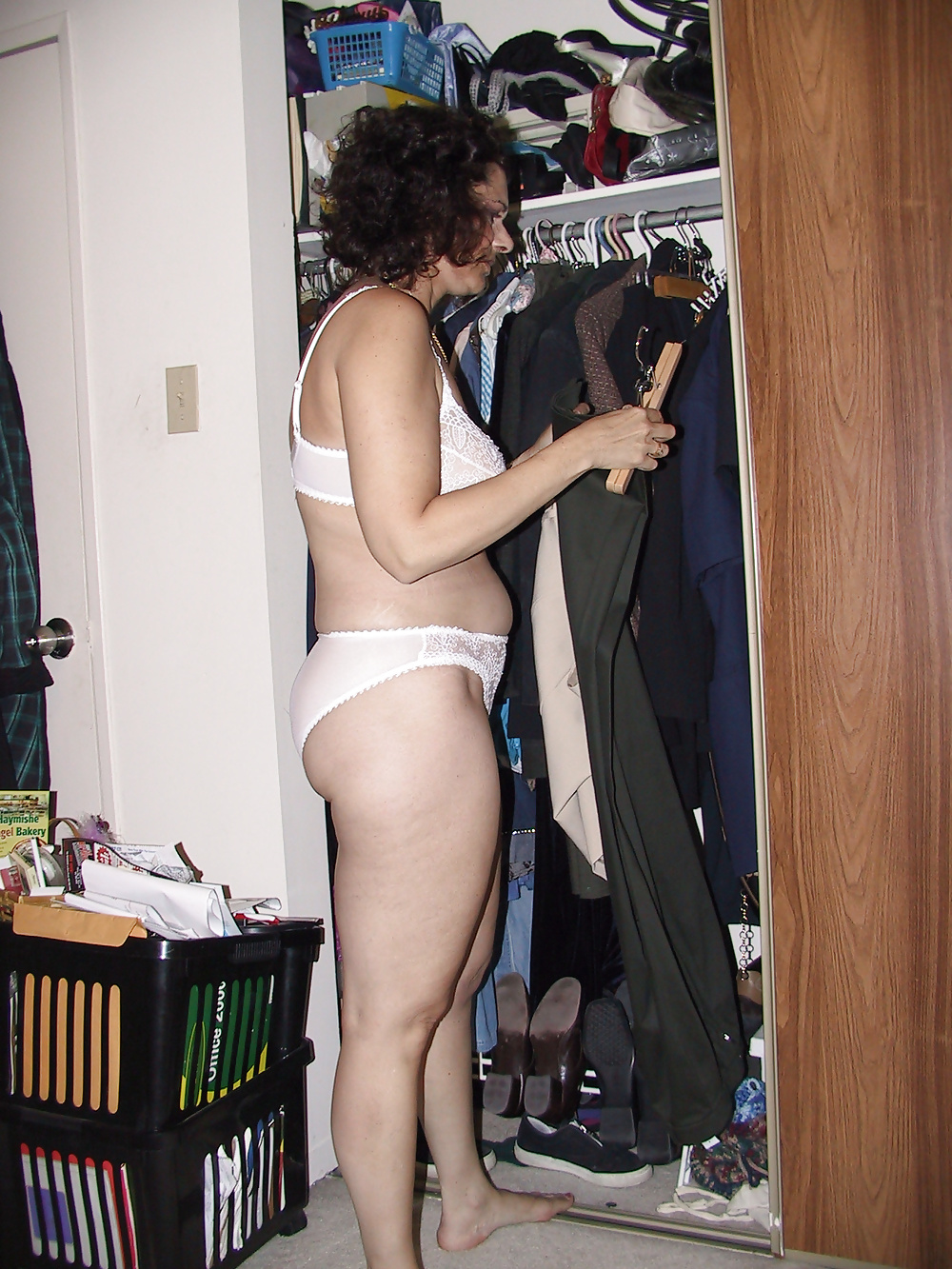 ----- disrobes after working #28949988