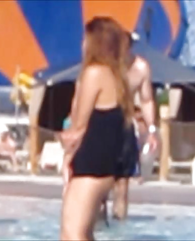 HOT Asian MILF with great ass at a water park #32483478