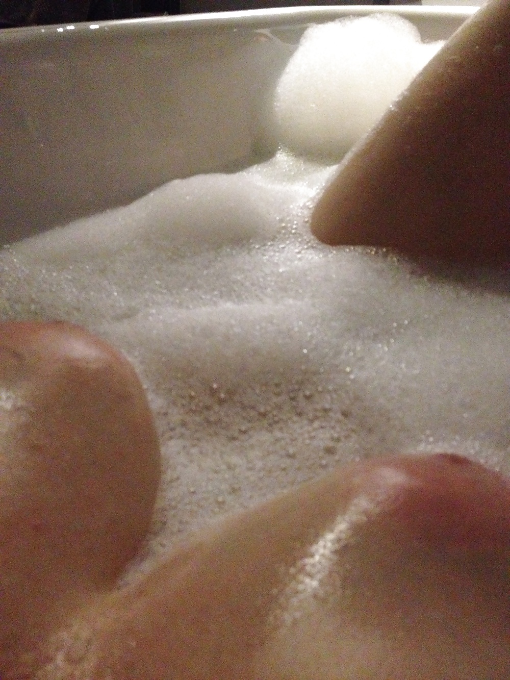 Sexy bubble bath time bathing my tits, pussy and legs  #31006821