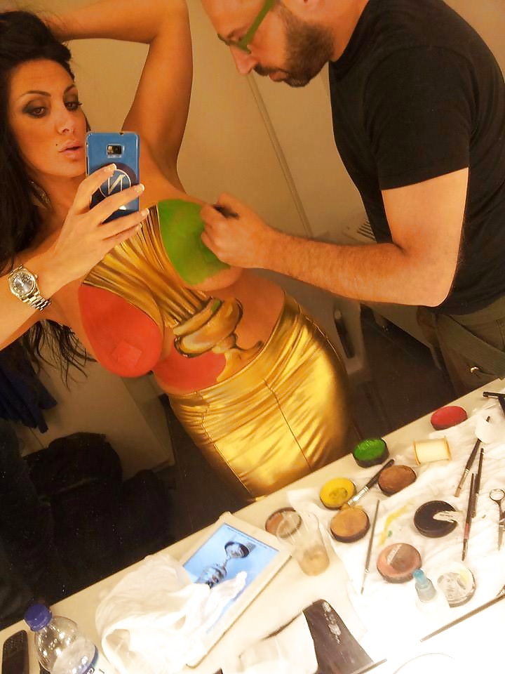 Marika fruscio bodypainting coppa italia 04 maggio 2014
 #27227701