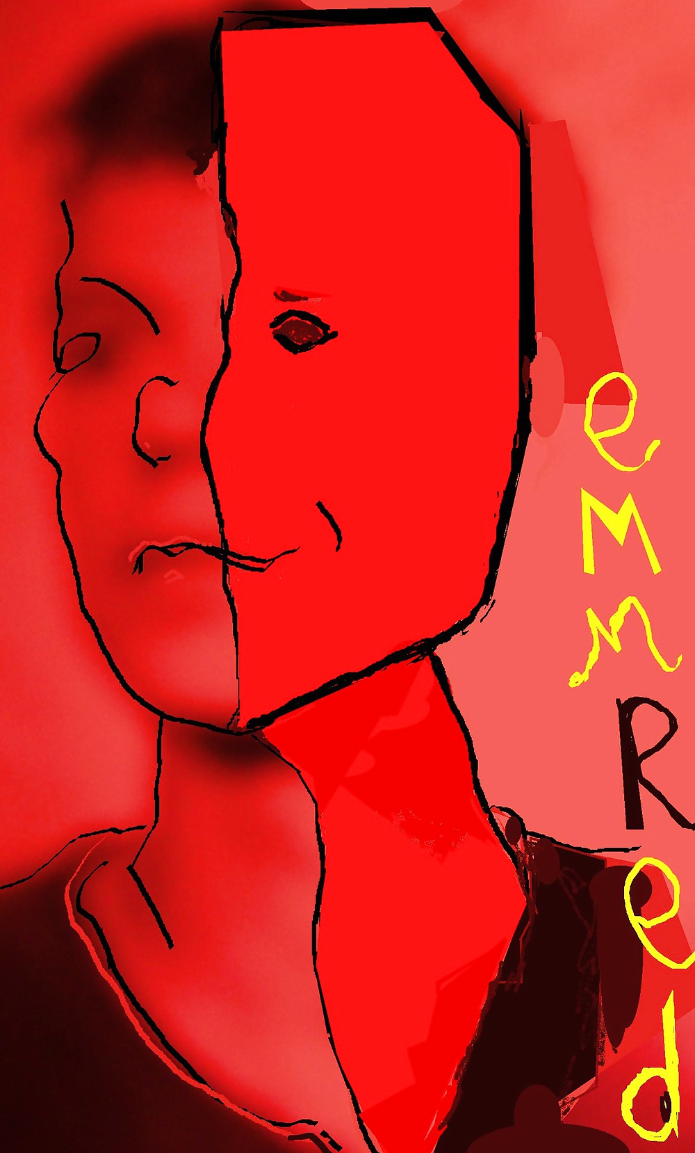 Emmet's darkside is not black, just red (from wrong to red) #27357933