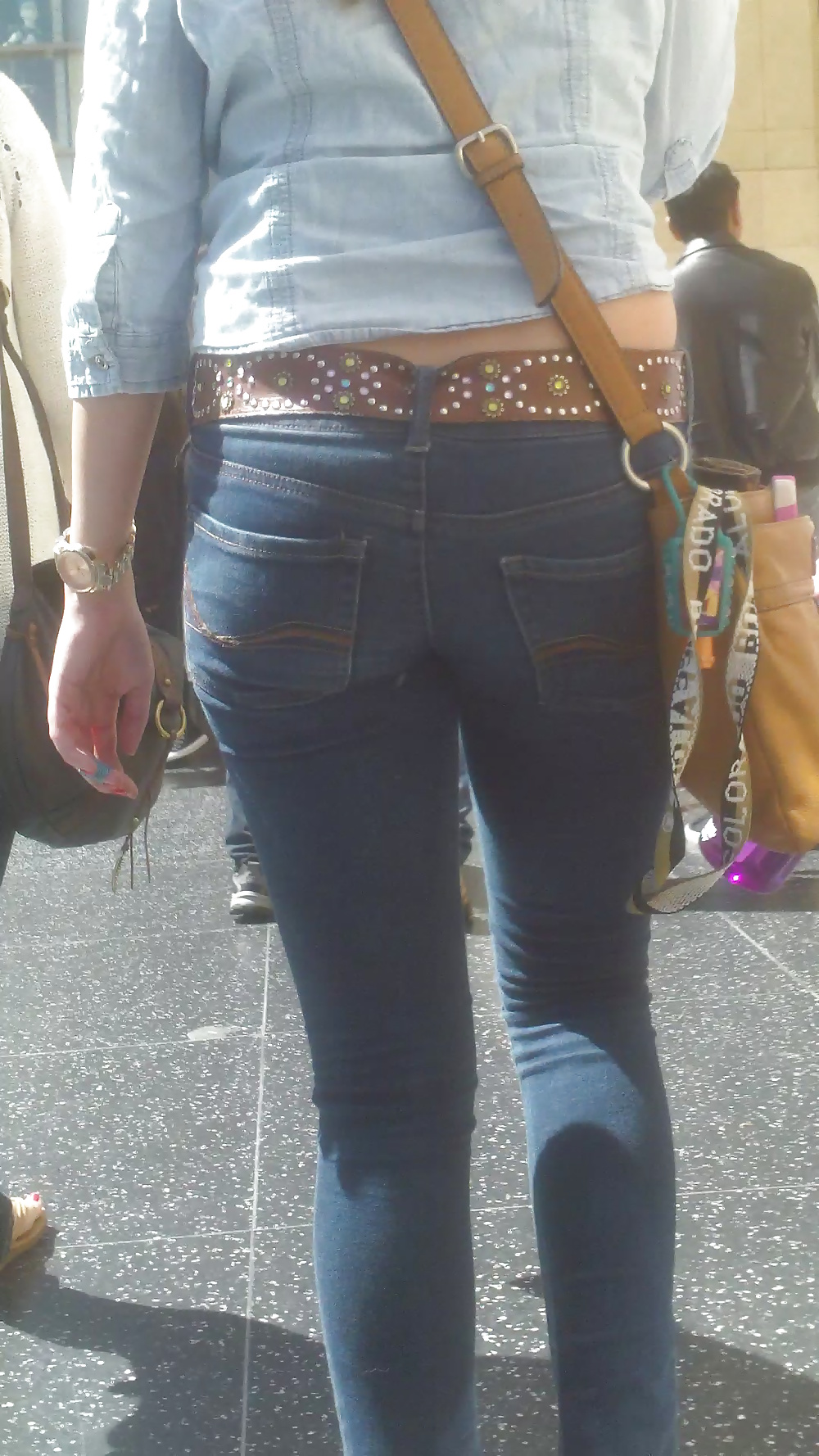 Popular teen girls ass & butt in jeans part 3 #25400894