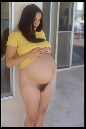 Bottomless and Hairy Pregnant #27528055