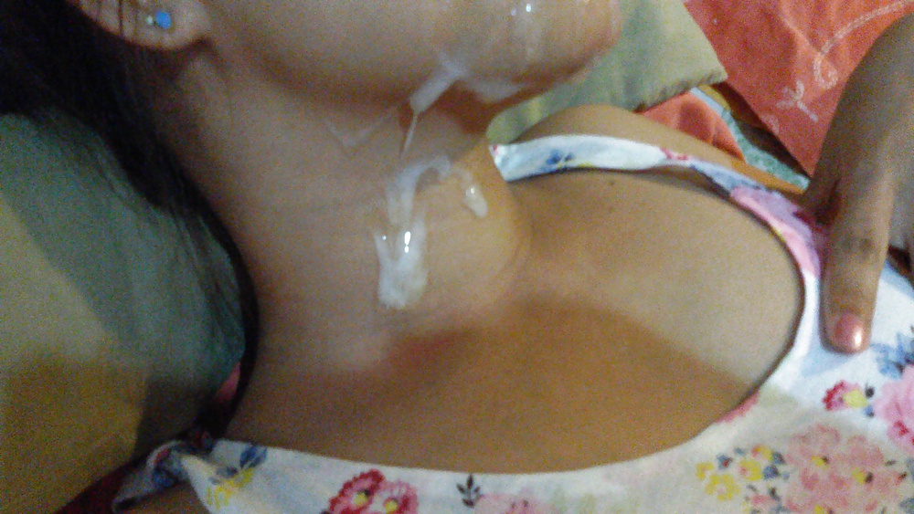 Just playing and cum on face and neck #30294719