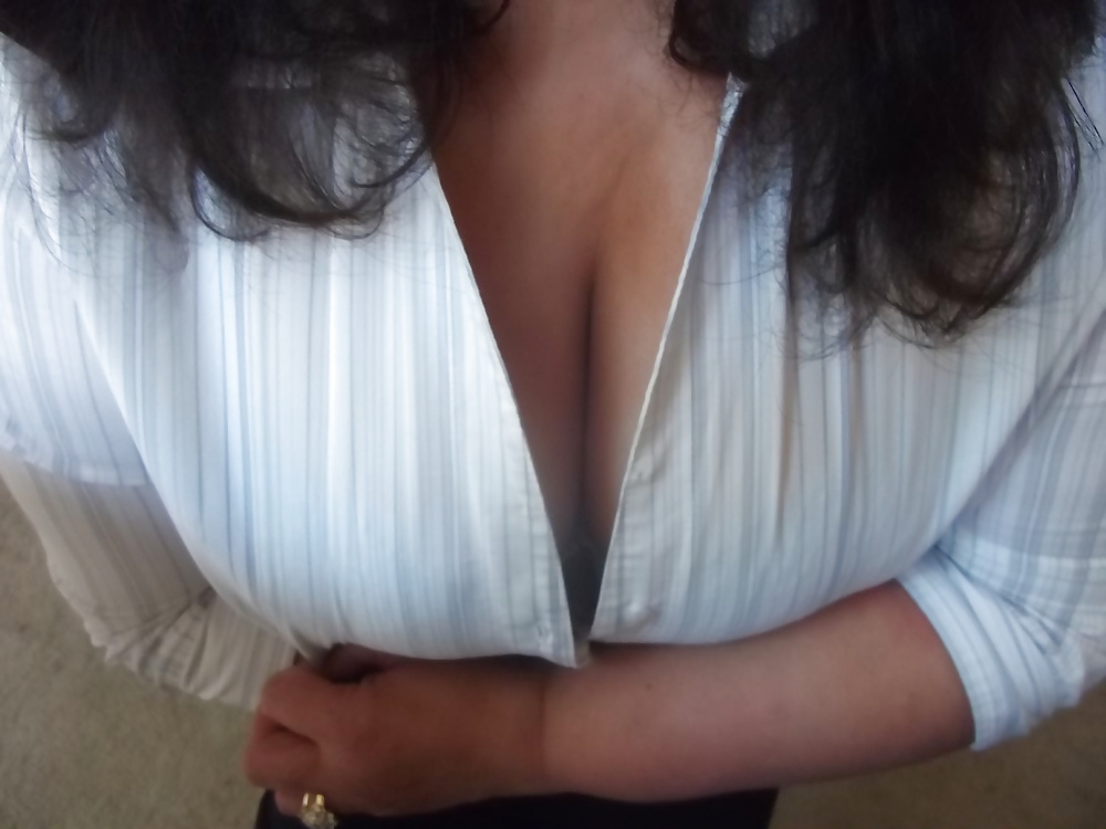 Stop looking down my top