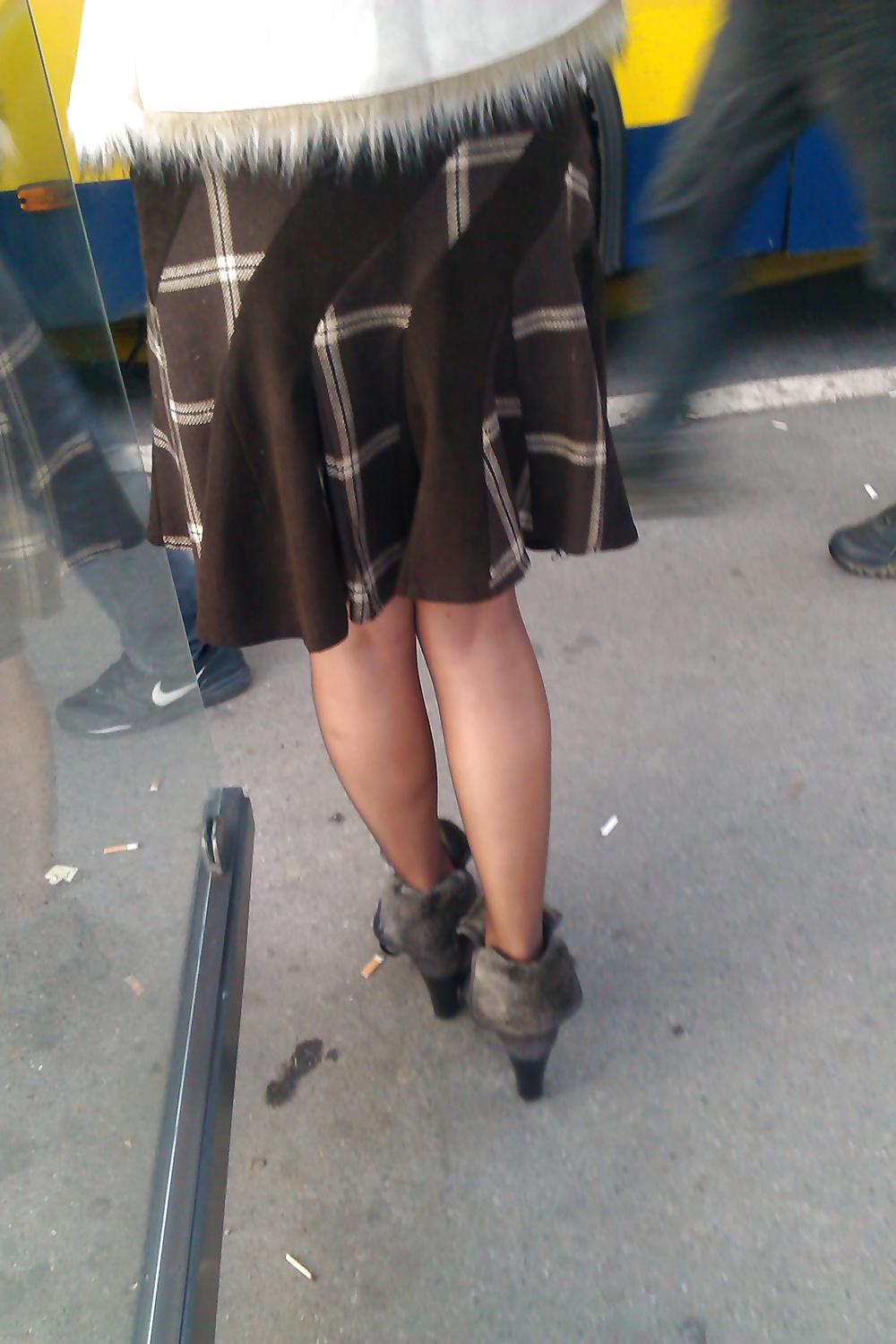 Nylon upskirt - street view 5
 #29548767