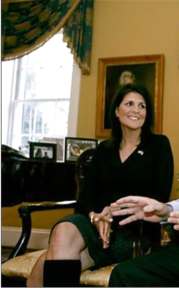 I adore jerking off to conservative Nikki Haley #28169300