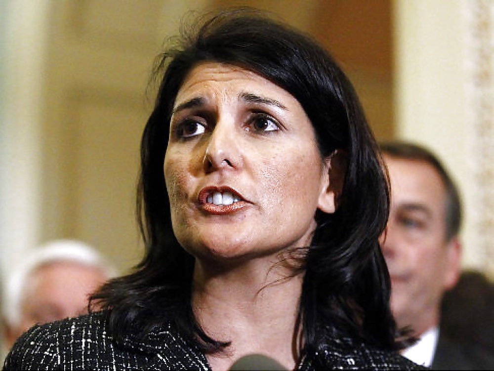 I adore jerking off to conservative Nikki Haley #28169365