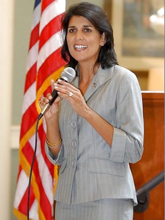 I adore jerking off to conservative Nikki Haley #28169383