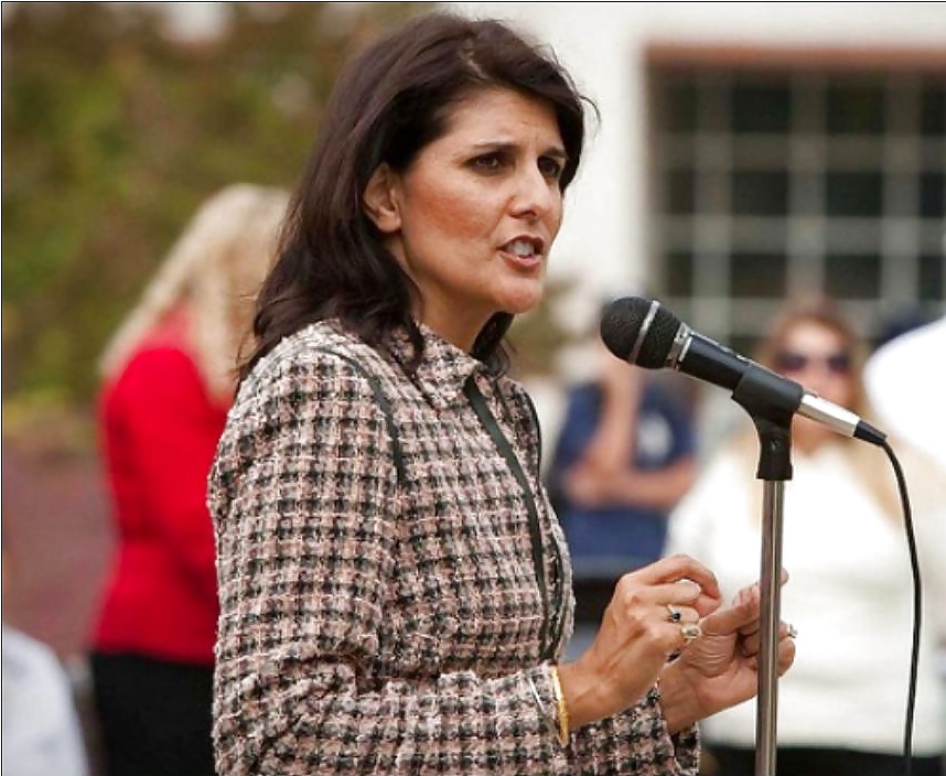 I adore jerking off to conservative Nikki Haley #28169444