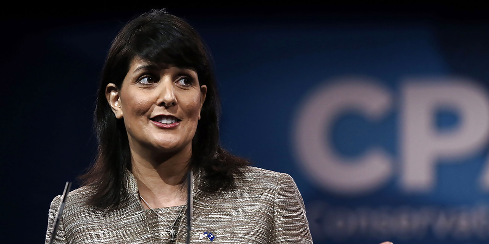 I adore jerking off to conservative Nikki Haley #28169498