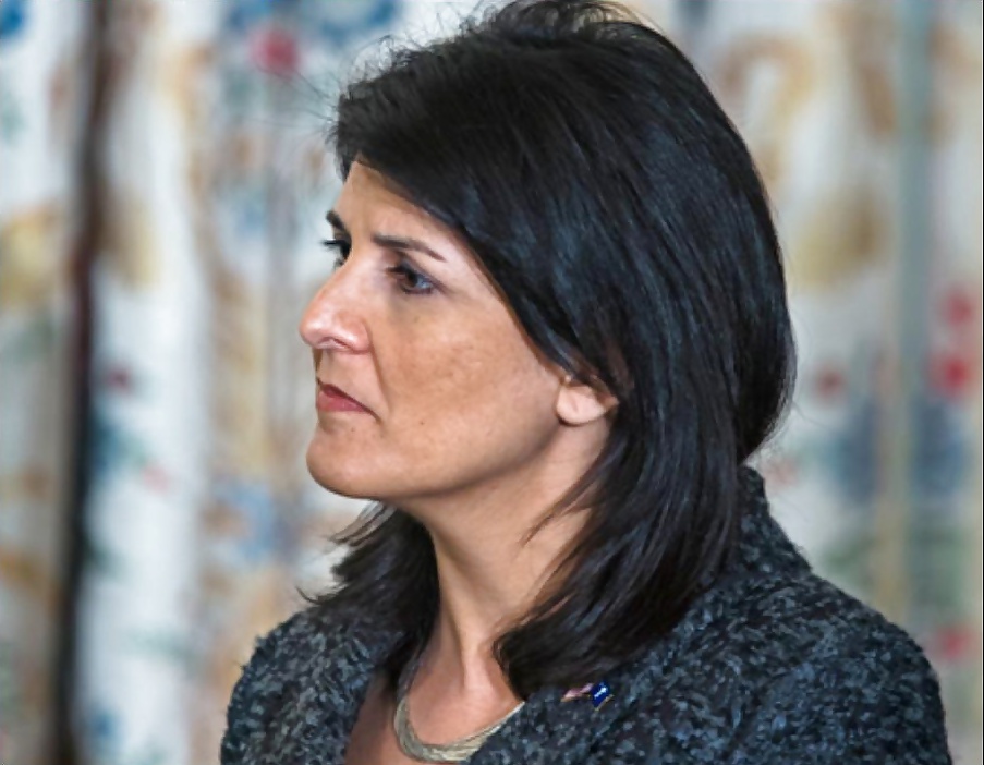 I adore jerking off to conservative Nikki Haley #28169543