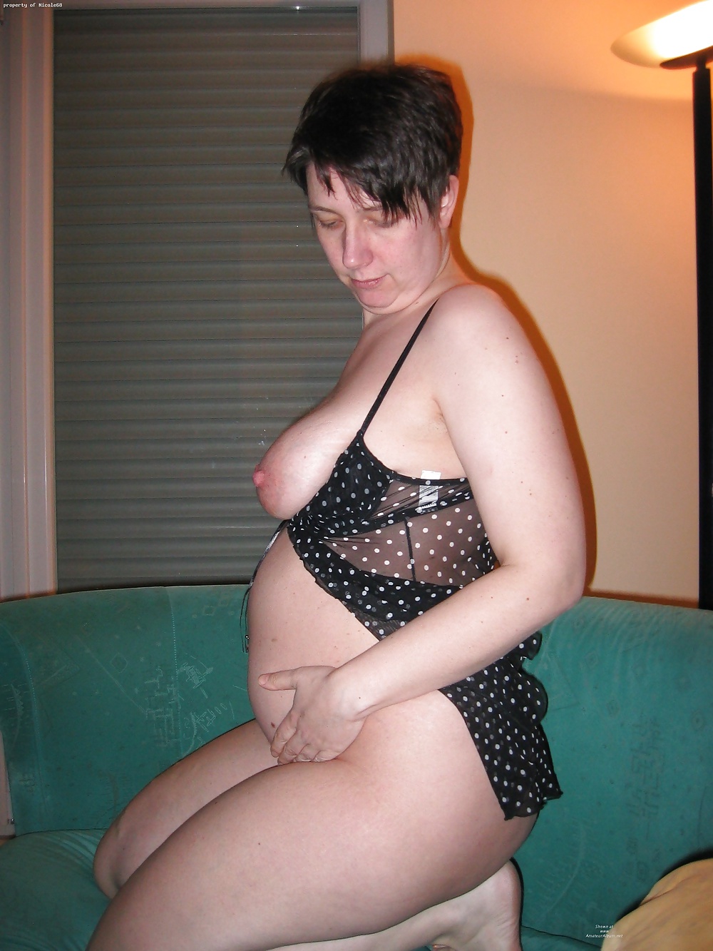 Pregnant amateur private colection...if you know her #26293637