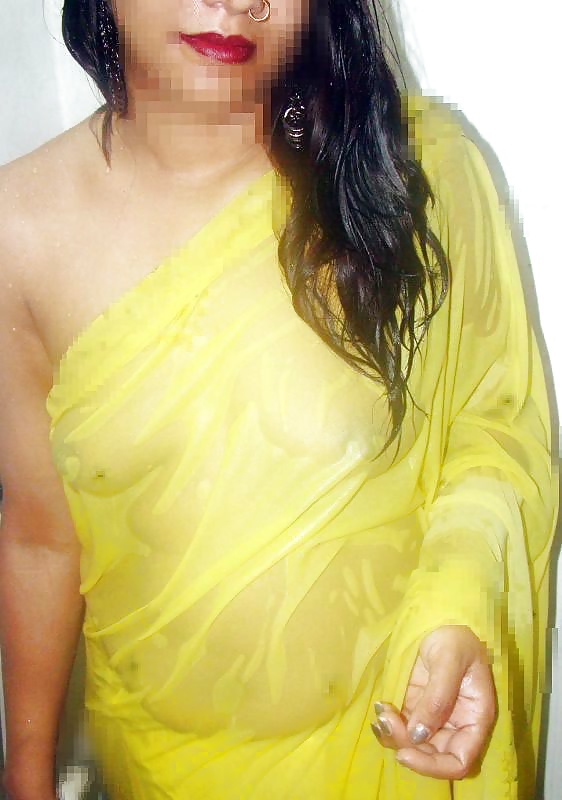 Sweety from India in yellow saree #30157775