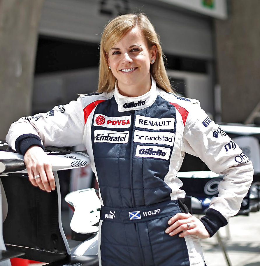 British Racing Driver Susie Wolff. #31581965