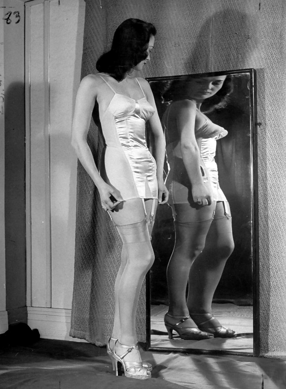 Vintage nylons, girdles & corselets #28263059