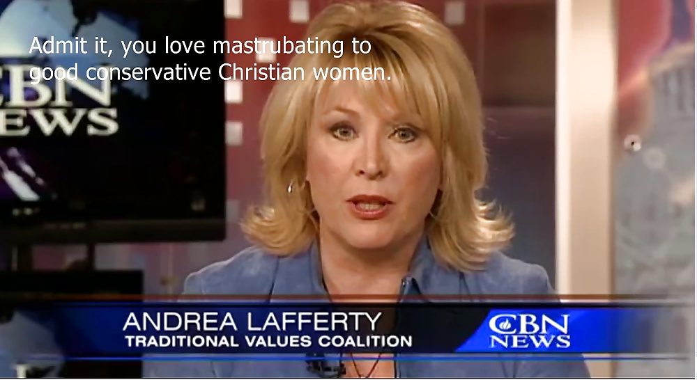 Would love conservative Andrea Lafferty to bad-mouth me #31828475