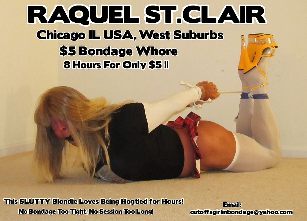 Raquel St.Clair the Slutty Hogtied Schoolgirl in Bondage #30705765